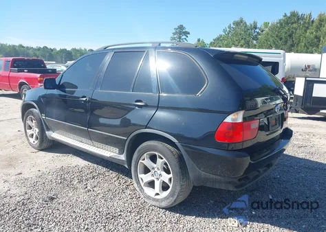 2004 BMW X5 3.0I z USA, uszkodzony, nr VIN 5UXFA13574LU26257